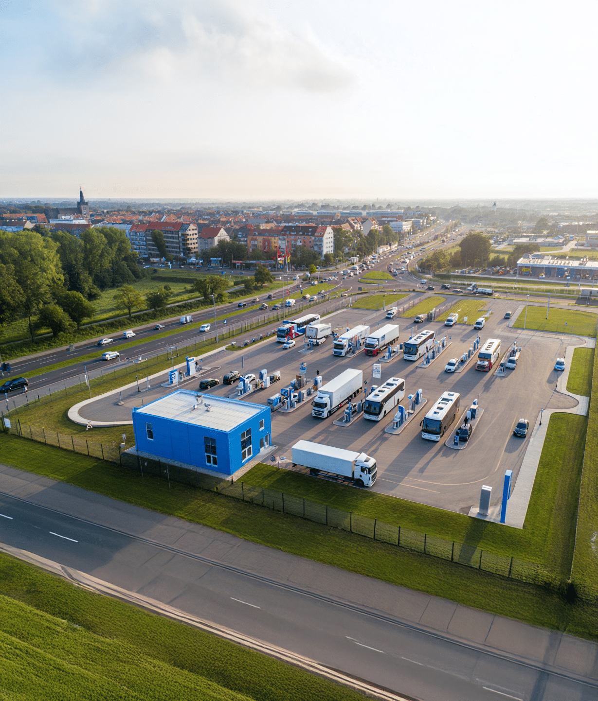 Lhyfe green hydrogen refuelling station