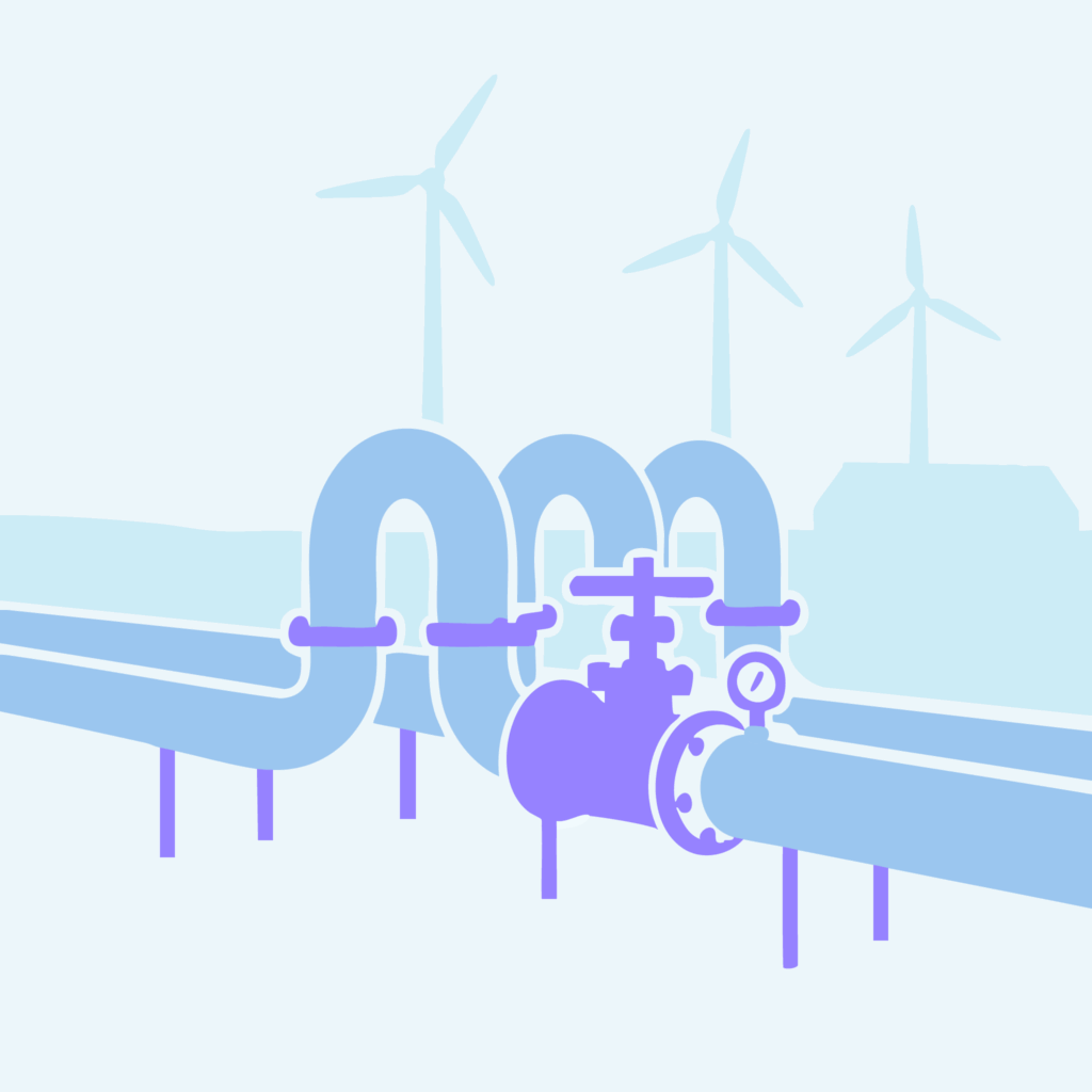 Production sur site & raccordement par pipeline
